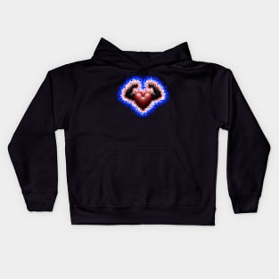 strong heart Kids Hoodie